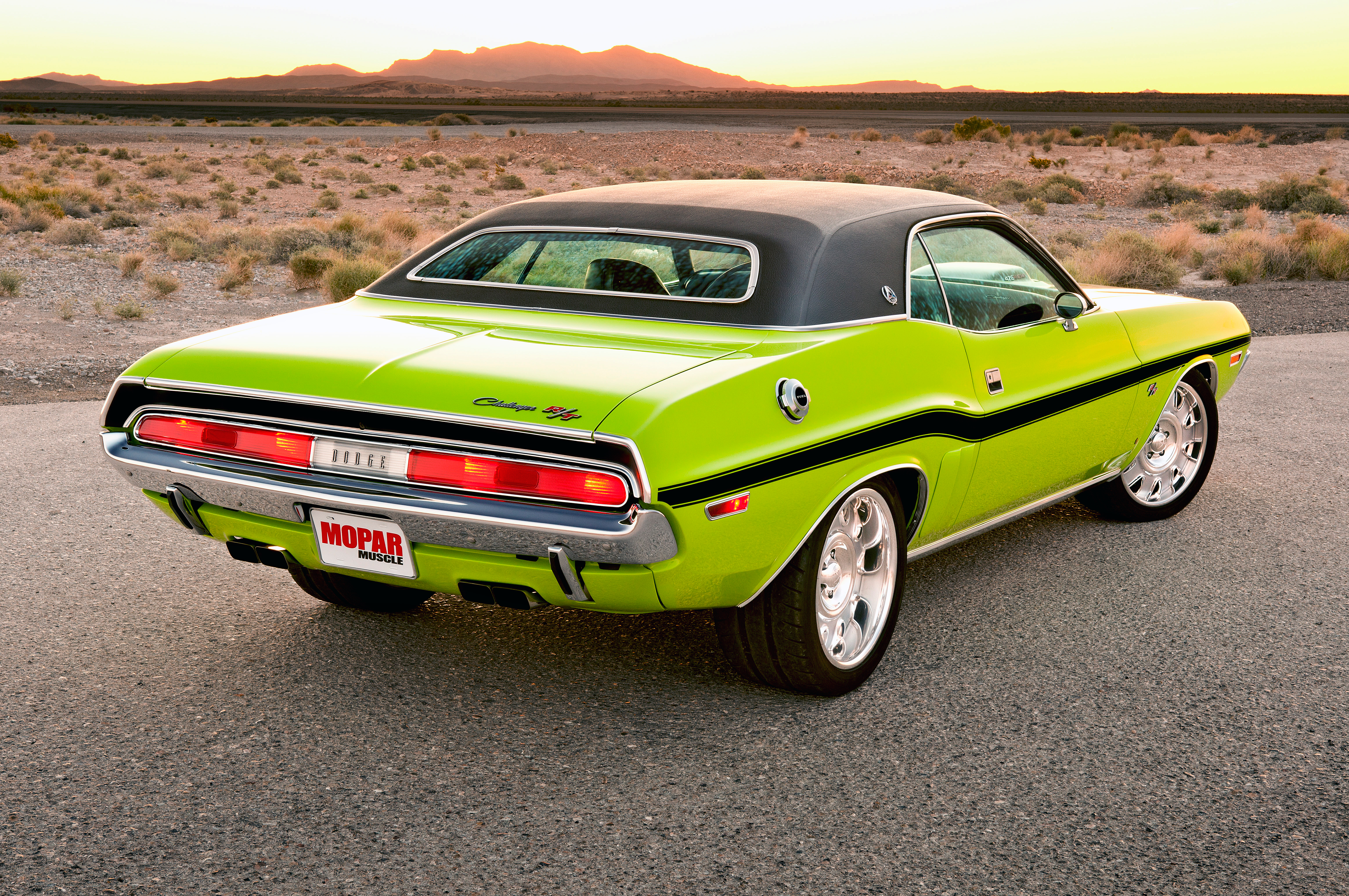 1970-dodge-challenger-rear-sublime-green