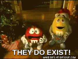 m&ms christmas commercial GIF
