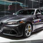 The Giulia has sensuous and shapely sheetmetal, and—like a good Italian—the curves and creases are in all the right places. First to arrive will be the top-spec Quadrifoglio model, with a 2.9-liter twin-turbo V-6 making 505 horsepower and 443 lb-ft of torque. Rear-wheel drive and a six-speed manual are standard. A 276-hp 2.0-liter turbo four with a six-speed manual and rear-wheel drive also will be available; all-wheel drive will be optional. ---Arrives: Summer
