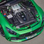 2017 Mercedes-AMG GT R twin-turbocharged 4.0-liter V-8 engine