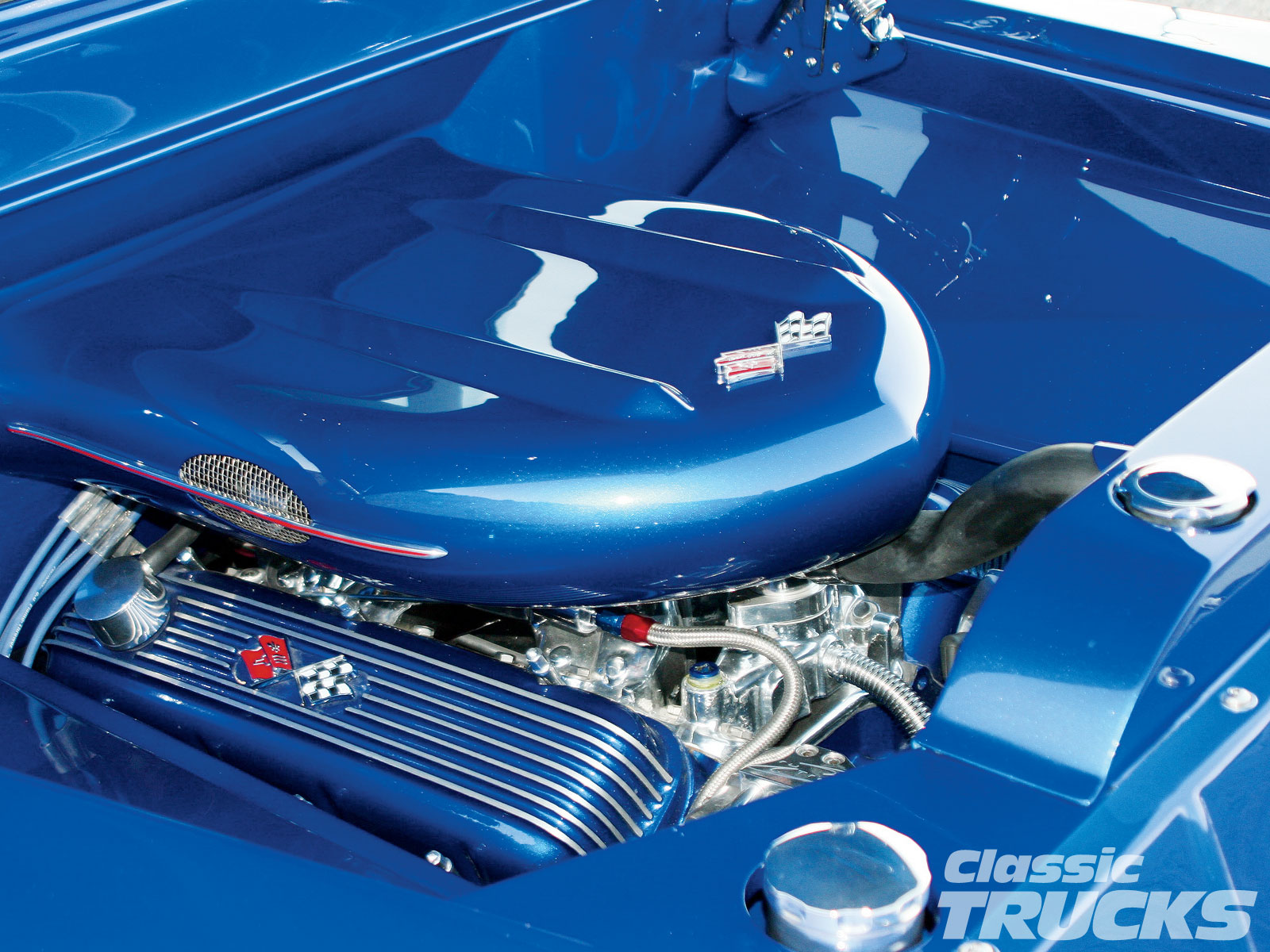 1004clt_06_o+1957_chevy_cameo_pickup_truck+engine_bay.jpg