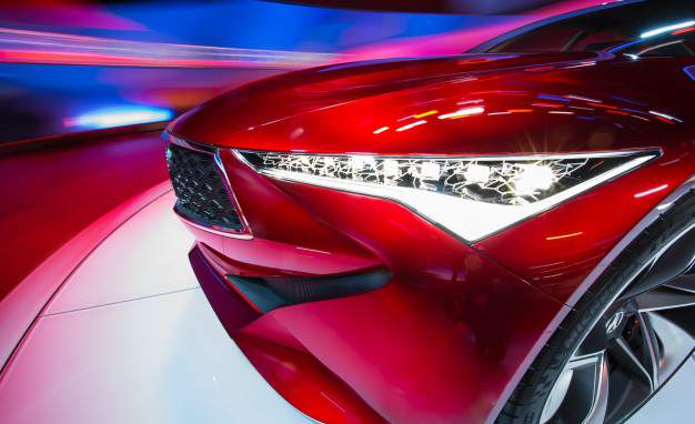 Acura Precision motion headlamp detail