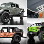 Of the seven concept cars Jeep magicked into existence for its fans to drool over at the Easter Jeep Safari event in Moab, Utah, one likely generates true awe: the Trailcat, a Wrangler with Chrysler’s 707-hp Hellcat V-8. But there are real treasures among the other six machines, too. Take, for example, the incredibly retro Shortcut, a CJ-5–esque take on today’s Wrangler, or the wonderfully odd FC 150, which marries a previous-generation Wrangler chassis with the body of an original Jeep Forward Control. The Crew Chief 715 is a four-door mishmash of an original J-series-based M715 military truck and—you guessed it—modern Wrangler mechanicals. Even the chubby-cute Renegade crossover was made cool by way of a pickup bed and a canvas roof as part of a clever redux of the Comanche truck. Flip through to see everything Jeep cooked up this year: