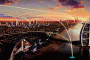 Concept drawing for Uber Elevate flying taxi service