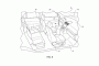 Ford removable steering wheel and pedals patent