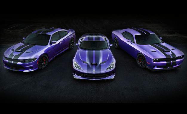 Hellcats and Viper in Plum Crazy