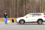 IIHS automatic emergency braking for pedestrian protection test