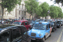 London anti-Uber taxi protest: June 11, 2014 (photo by Flickr user David Holt)