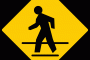 Pedestrian crossing sign