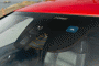 The windshield-mounted sensors of Volvo's City Safety system.