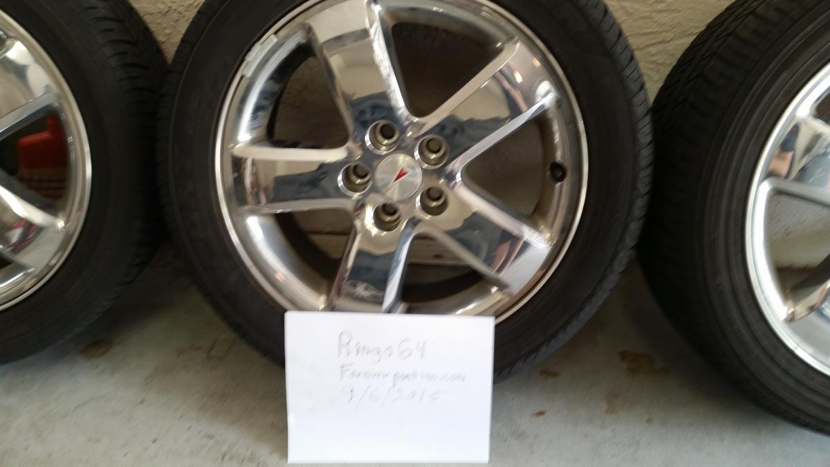 FS: 2006 Pontiac G6 GT stock Chromtechs 17" Wheels and tires