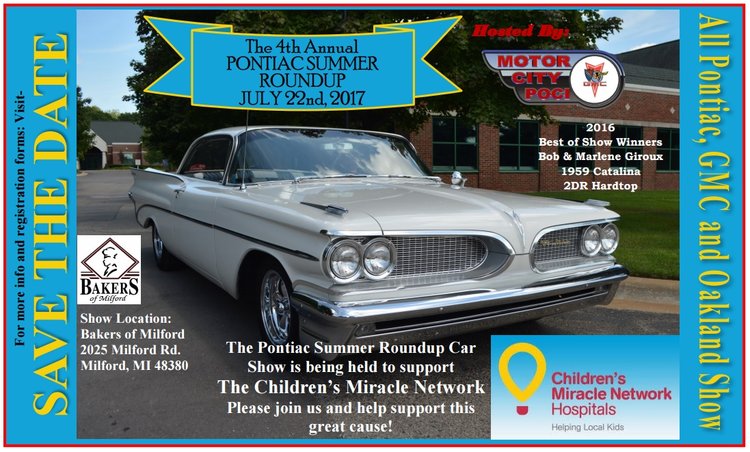 4th Annual Motor City Pontiac Annual Summer Round-Up