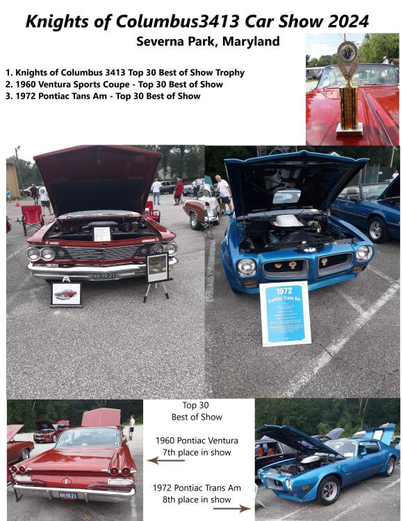 Collage of Pontiac at Knights of Columbus 3413 Car Show 2024.jpg