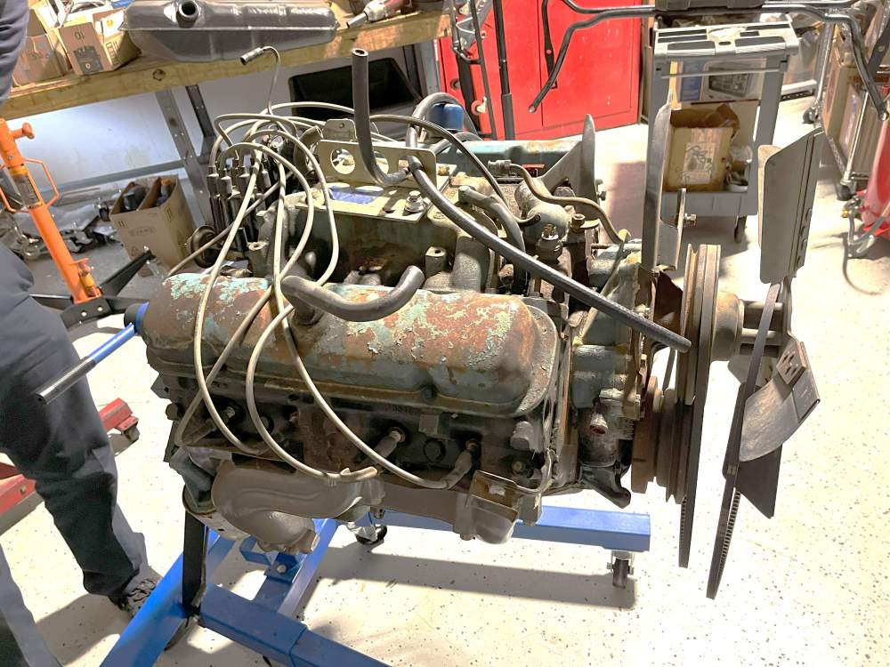 71 enforcer engine pass side on stand.jpg