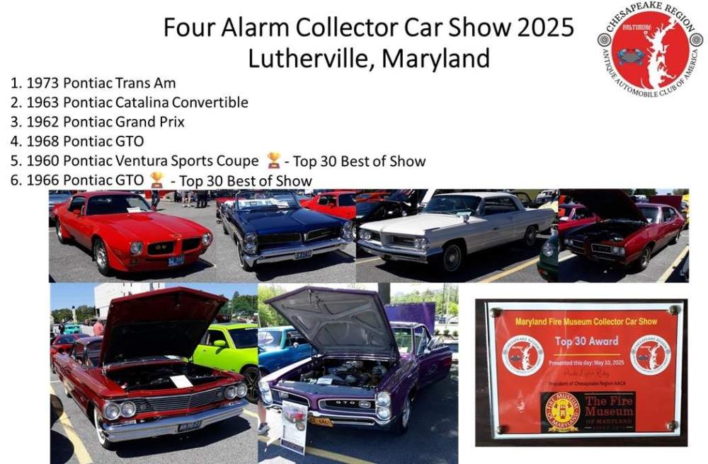 Four Alarm Collector Car Show 2025 AACA Lutherville Maryland jpeg.jpg