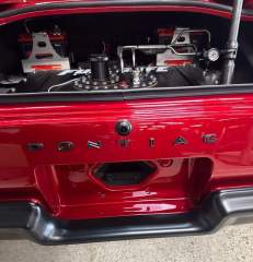 Week 131 Installed rear camera(in trunk lock hole)