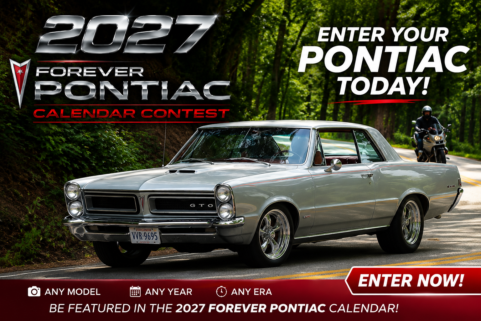 2027 Forever Pontiac Calendar Contest Enter Here